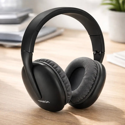 Auriculares Bluetooth Tf Aux 3.5 Mic Manos Libres Ajustable Negro