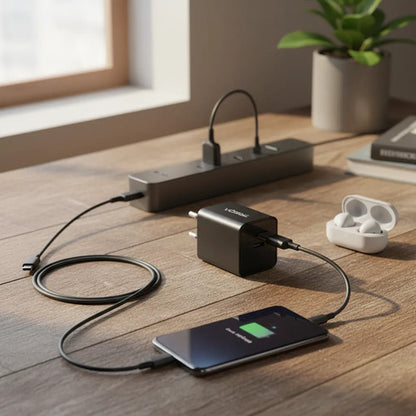 Cargador Cable Usb C A C 36w Carga Rapida Celular Tablet Aleatorio - 2 Colores