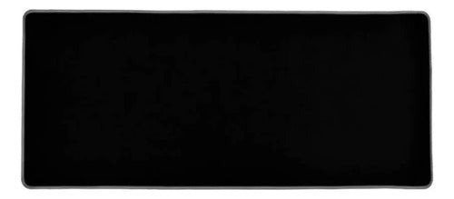 Mousepad Gamer Xl Base Goma Antideslizante Alfombrilla Tela Gris Liso