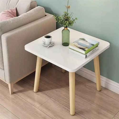 Mesa Minimalista Centro Living Madera Ratona