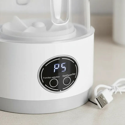 Mini Lavarropas Lavadora Portátil Recargable 1l Compacta Usb Blanco
