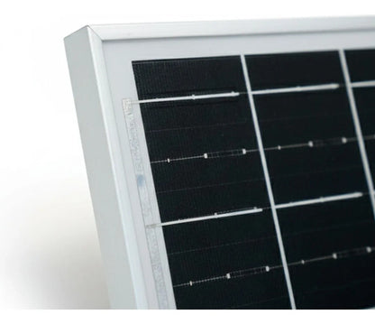 Foco Solar Led 40w Reflector Exterior Con Control Remoto Negro Blanco Frío