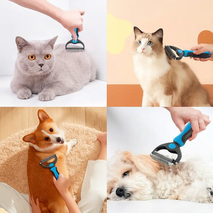 Cepillo Quita Nudos Deslanador Mascotas Perros Gatos Aleatorio