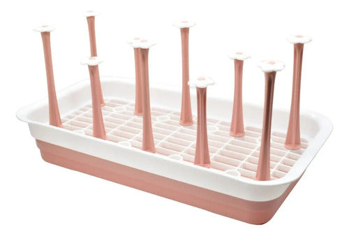 Escurridor Para Vasos Copas De Plastico 38.5x20x7cm Aleatorio