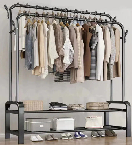 Perchero Organizador De Pie Estante Ropa Dormitorio