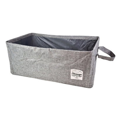 Organizador De Tela Plegable Con Asas 46x29x19cm