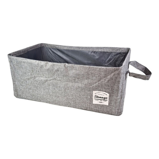 Organizador De Tela Plegable Con Asas 46x29x19cm
