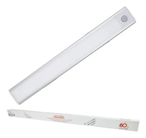 Lámpara Led Sensor Movimiento Recargable Magnética 60cm Cálida / Neutra / Fría
