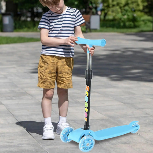 Tripatin Infantil Para Niños Monopatin De Plastico Plegable