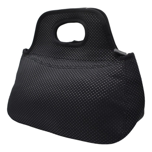Bolso Lonchera De Neopreno 26x33cm Color Negro