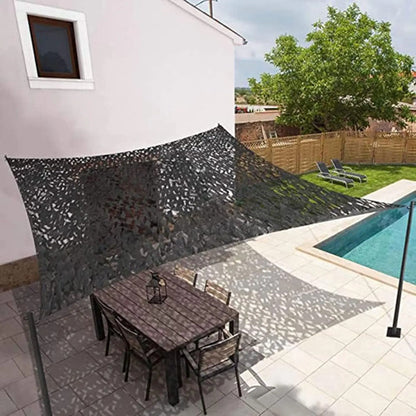 Toldo Malla Sombra Poliester Camuflado 3x3 Anticorrosion