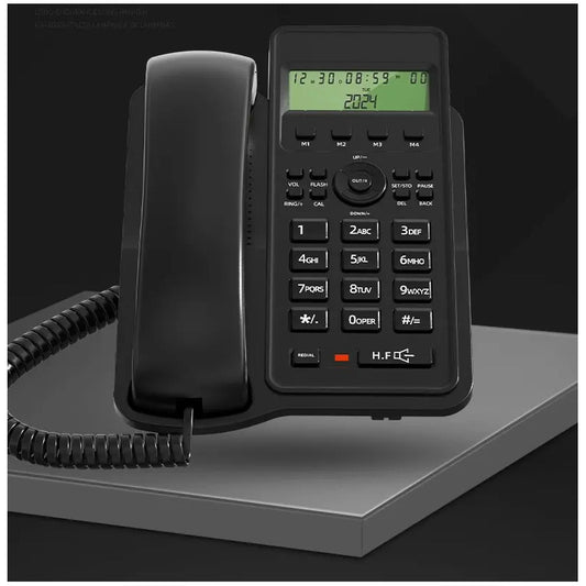 Telefono Fijo Con Captor De Llamadas Blanco Y Negro