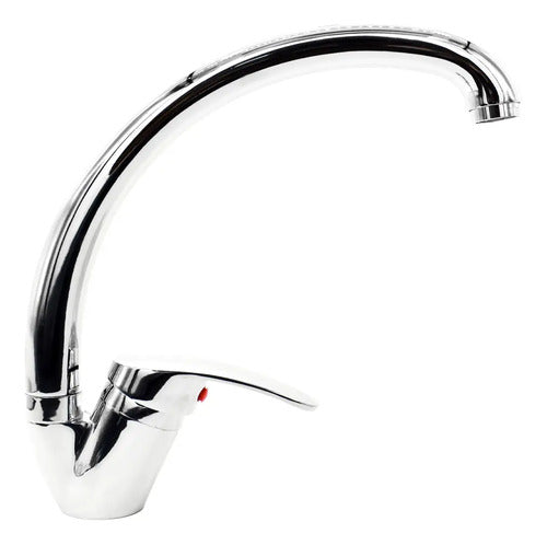 Monocomando Mesada Canilla Grifo Cocina Metal + Colillas