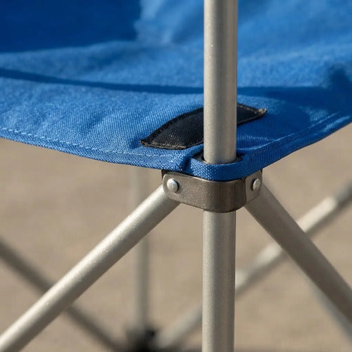 Silla Plegable Con Techo Portátil Para Camping Playa Lona Aleatorio - 2 Colores