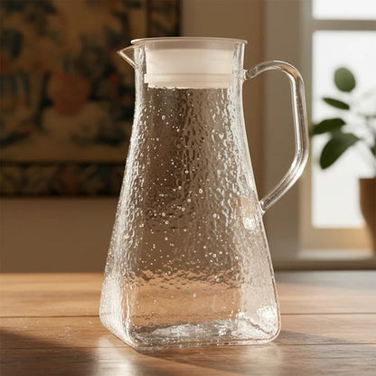 Jarra Acrílica Tapa Asa Transparente 1800ml 23cm Liviano Transparente