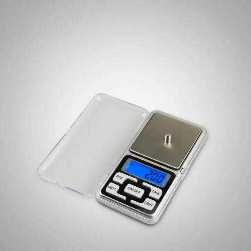 Balanza Mini Digital Joyeria Precision Tara Cocina Pantalla Blanco 200 G