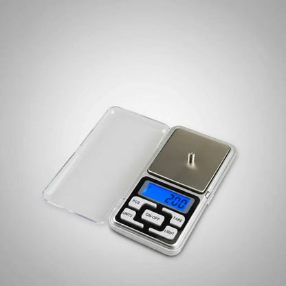 Balanza Mini Digital Joyeria Precision Tara Cocina Pantalla Blanco 200 G