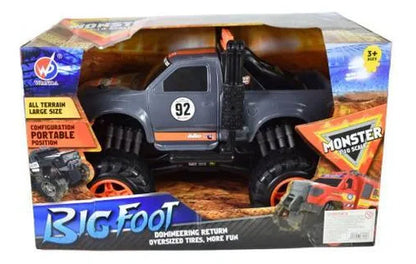 Camioneta 4x4 Todoterreno A Fricción Todoterreno Escala 1:10 Gris 2
