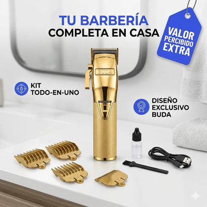 Cortapelo Profesional Inalambrica Recargable Usb 1500mah Dorado