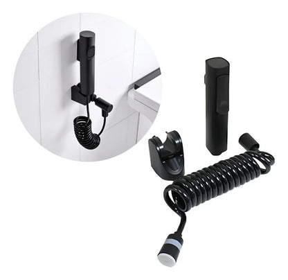 Ducha Higienica Baño Griferia Grifo Con Soporte Negro