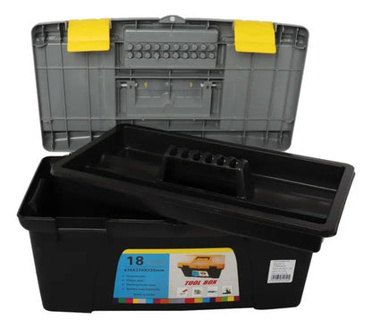 Caja De Herramientas De Plastico Con Bandeja Removible Varios