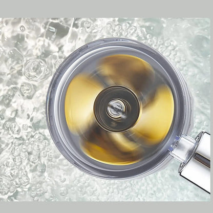 Duchero Turbo Ducha Lluvero Telefono De Alta Presion Plateado