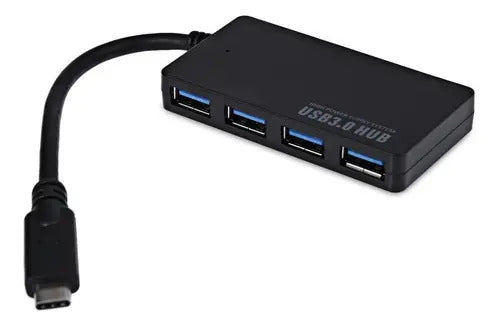 Adaptador Hub Tipo C 4 Puertos 3.1 Alta Velocidad