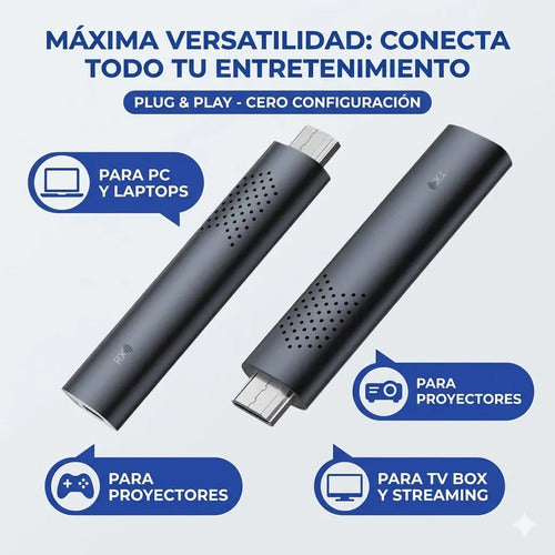 Transmisor Receptor Hdtv Inalambrico Extensor 30m Pc Tv Negro