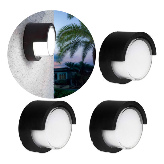 Set X3 Foco Pared Aplique Exterior Lampara Luminaria