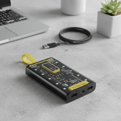 Power Bank 10.000mah Cargador Portatil Usb Negro