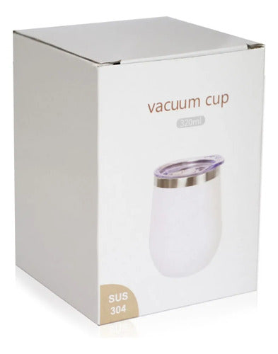 Mate Termico Acero Inoxidable Doble Pared Tapa Presion 320ml Blanco Con Dorado Mármol Blanco Con Vetas Doradas