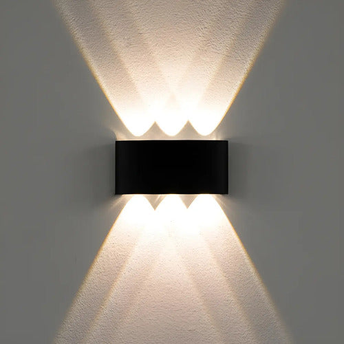 Set X5 Foco Pared Aplique Exterior Luminaria Bidireccional