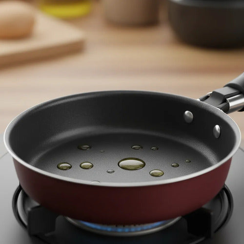 Sartén Antiadherente 13cm Omeletera Huevo 0.4l Cocina Aleatorio