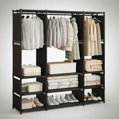 Armario Ropero Portatil Modular Organizador Metal Abs Tnt 2 Colores Según Stock