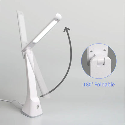 Lampara De Escritorio Led Recargable Blanca