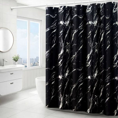 Cortina De Baño Para Ducha Diseño Marmol 180x180cm