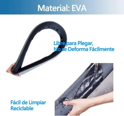 Set X2 Burlete Puerta Casa Tope Zocalo Proteccion Insectos Varios Liso
