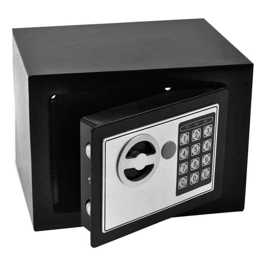 Caja Fuerte Electronica Con Llave Y Combinacion 23x17x17cm
