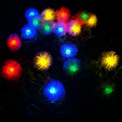 Guia Solar Guirnalda Luces Led Calidas Y Rgb Lamparas 5 Mts