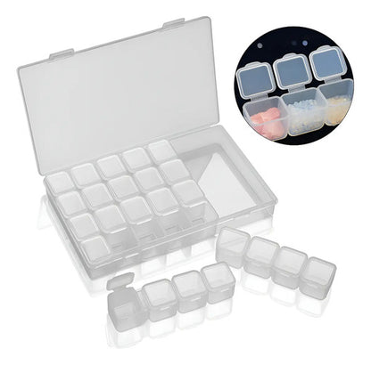 Organizador De Plastico Con Tapa Para Articulos Pequeños
