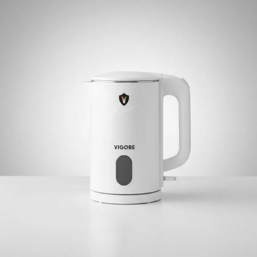 Jarra Pava Hervidor Eléctrico 2.3l 1500w Corte Seguridad Blanco