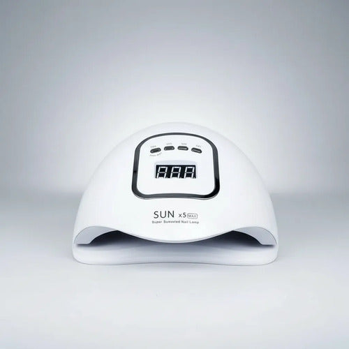 Lampara Secador Uñas Uv Led 120w Sun X5 Max Pantalla 220v Blanco