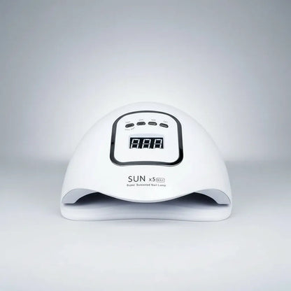 Lampara Secador Uñas Uv Led 120w Sun X5 Max Pantalla 220v Blanco