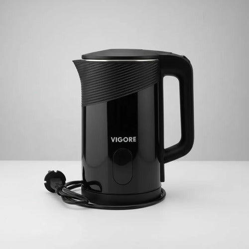Jarra Eléctrica Hervidor Pava 2.3l 1500w Corte Seguridad Negro