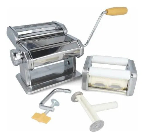 Maquina Raviolera Fabrica Ravioles Pasta Laminadora Acero In Gris