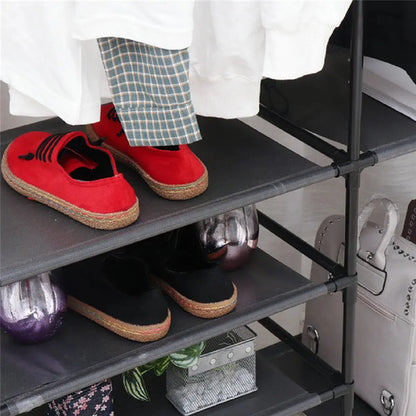 Perchero Organizador De Pie Estante Ropa Dormitorio Aleatorio