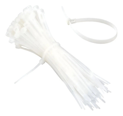 Precintos Blancos Bridas De Plastico 100 Unidades Blanco