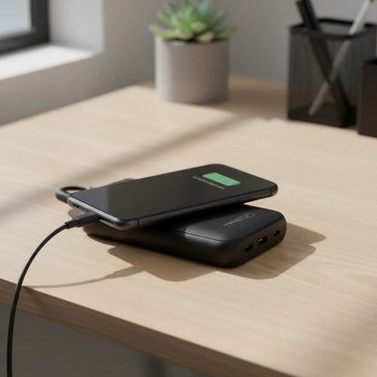 Cargador Portátil Power Bank 16800mah Display Lcd Usb Led Negro