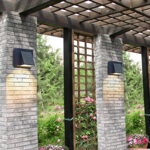 Set X5 Foco Pared Aplique Exterior Lampara Jardin Luminaria