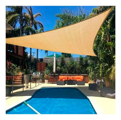 Toldo Lona Cobertor Triangular Impermeable Poliester 4x4x4